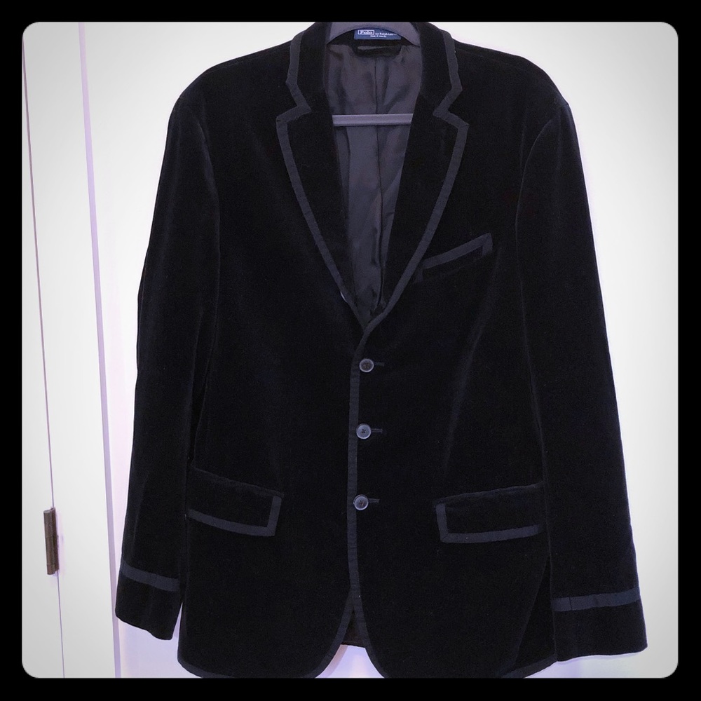 Ralph Lauren Velour Smoking Jacket